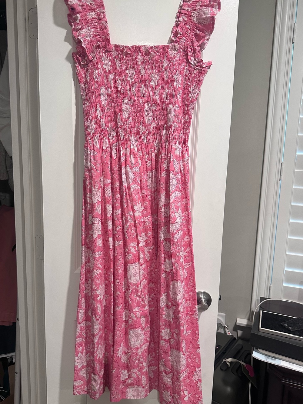 Pink Floral Nap Dress